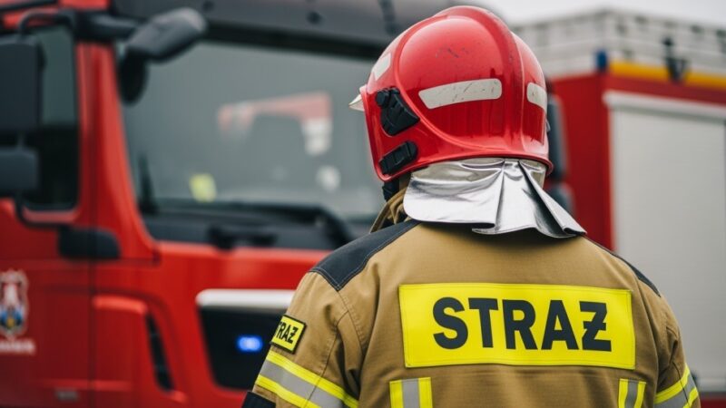 Nowe strażaczki w Chorzowie składają ślubowanie na służbę