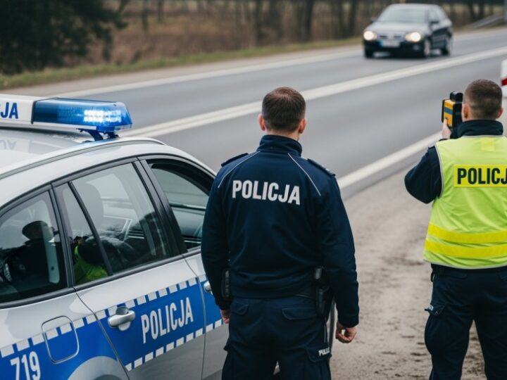 Pijany kierowca uciekał przed policją po kolizji z zaparkowanymi autami