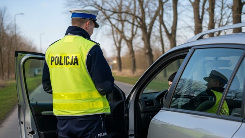 Policja kontroluje prędkość w ramach kampanii ROADPOL Safety Days
